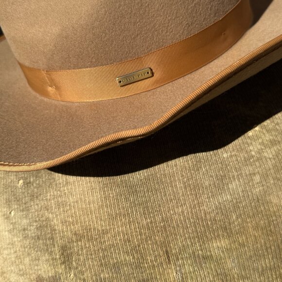 Gigi Pip Monroe Rancher Fedora Hat Brown main image 13
